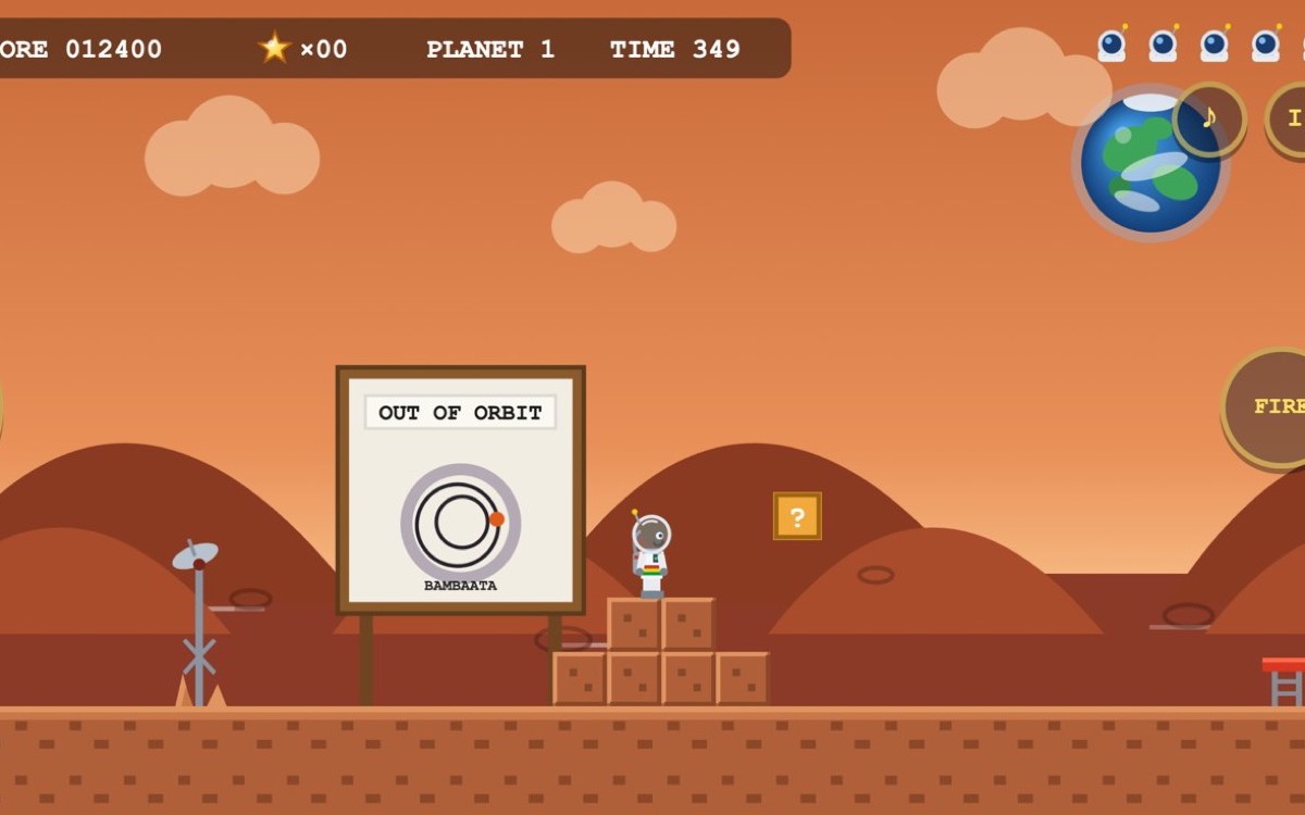 Out of Orbit — retro arcade platformer